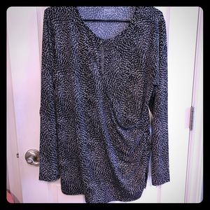 Motherhood Maternity Long Sleeve Blouse